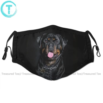 

Rottweiler Mouth Face Mask Rottweiler Facial Mask Cool Kawai with 2 Filters for Adult