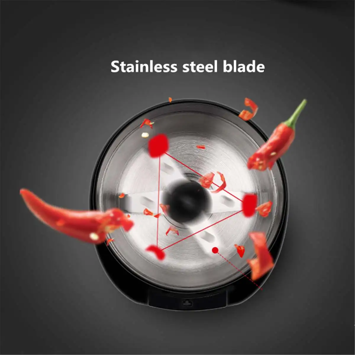  150W Electric Coffee Grinder Mini Kitchen Salt Pepper Grinder Powerful Spice Nuts Seeds Coffee Bean - 4000370945590