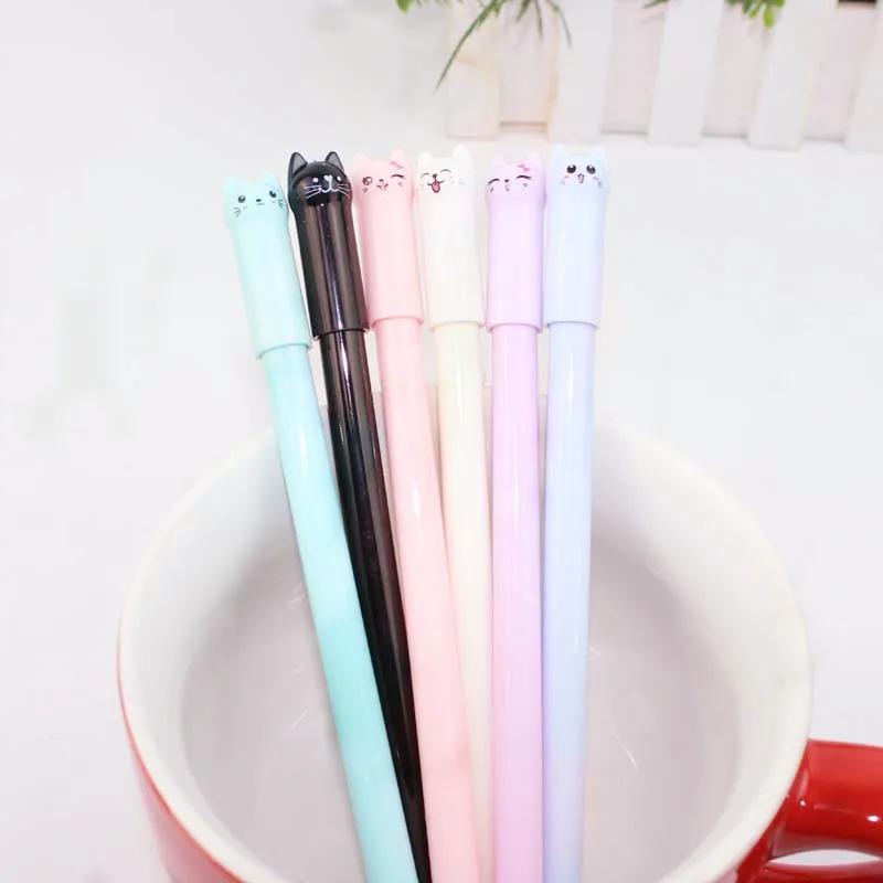 1 предмет новинка милые фруктовая голова чернила для гелевой ручки черного цвета