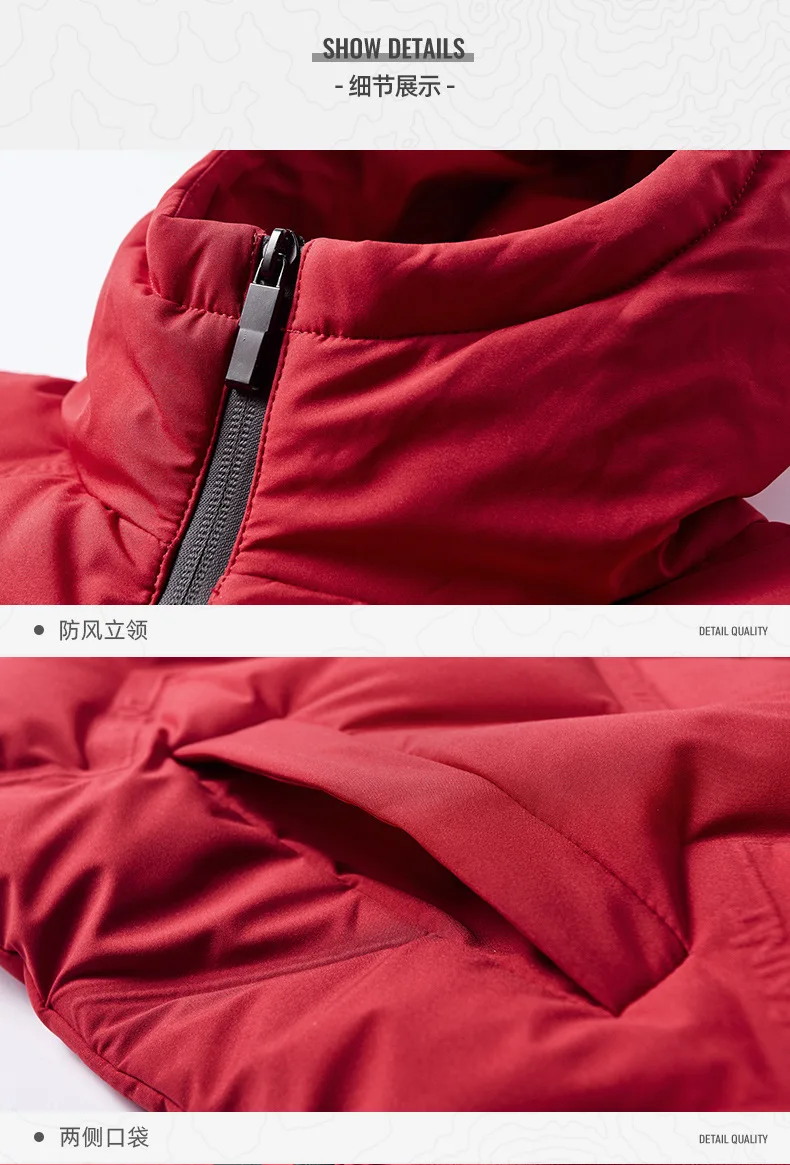New Style Casual down Coat for Men Wash And Wear Treatment General-Urban Fashion Hooded Turn-down Collar Coat