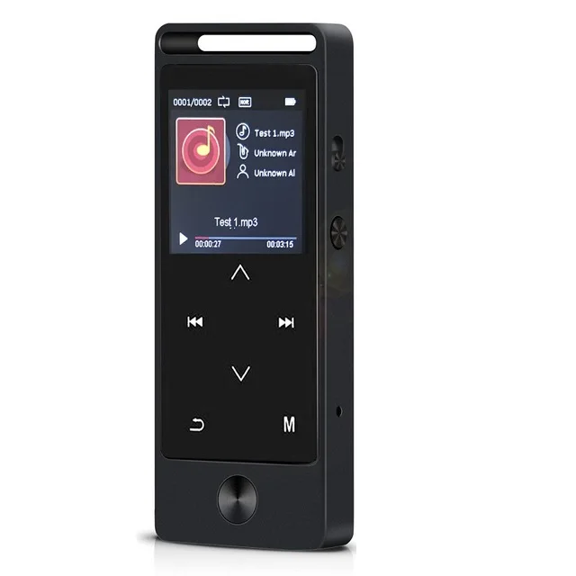 Bluetooth BENJIE S8 Спортивный MP3 плеер A-B Повтор шумоподавления с переменной скоростью воспроизведения музыкальный плеер FM Hifi портативный рекордер - Цвет: Black