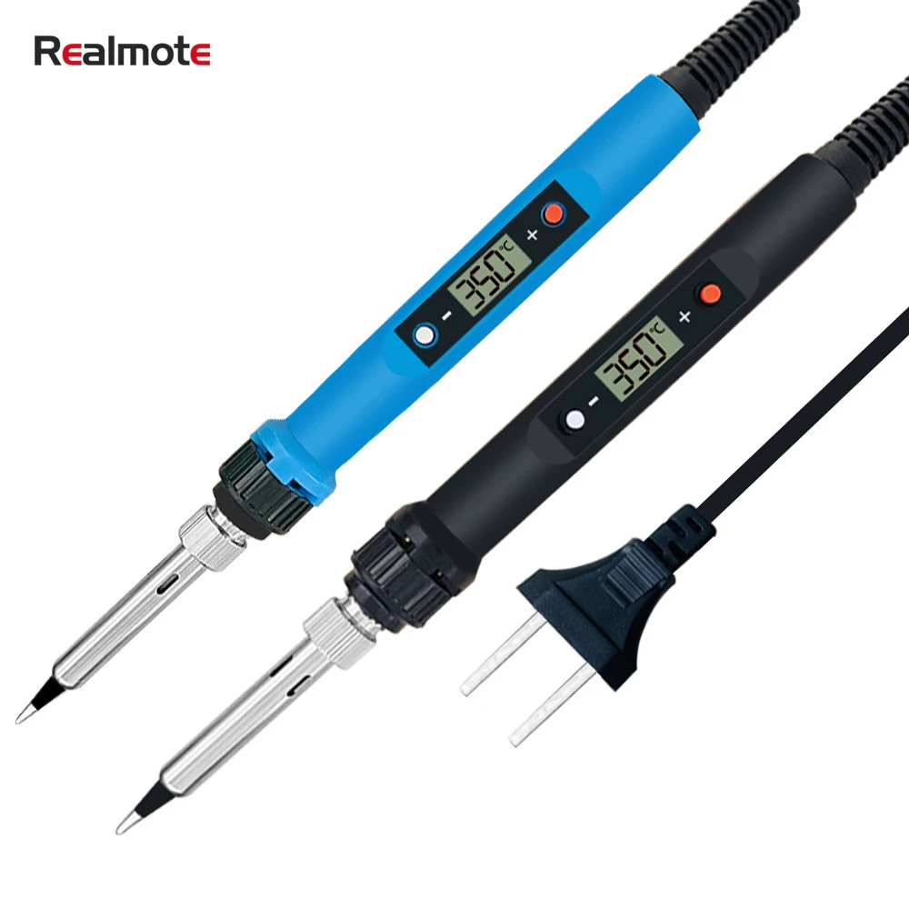 

80W 220V/110V LCD Digital Display Welding Gun Solder Electric Soldering Adjustable Temperature Hot Iron Rework Repair Tools