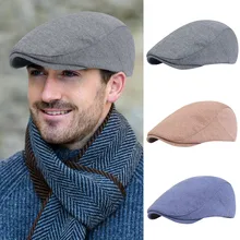 Мужские береты, одноцветные хлопковые солнцезащитные шапки, зимние уличные спортивные теплые кепки s, Летние повседневные солнцезащитные шляпы для мужчин