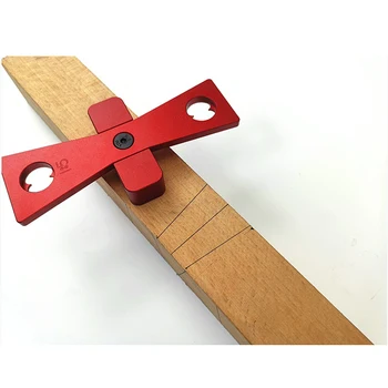 

Tool Woodworking Scriber Aluminum Alloy Dovetail Marker Template Marking