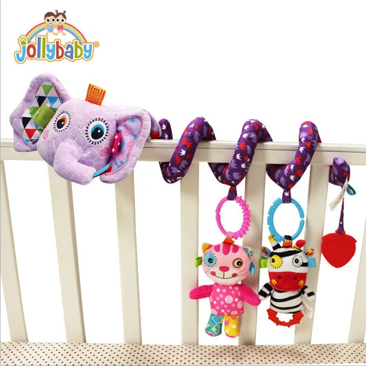 

Jollybaby Multi-functional Infants Music Bed around Baby Educational Toy with Rattle BB Device xiang zhi