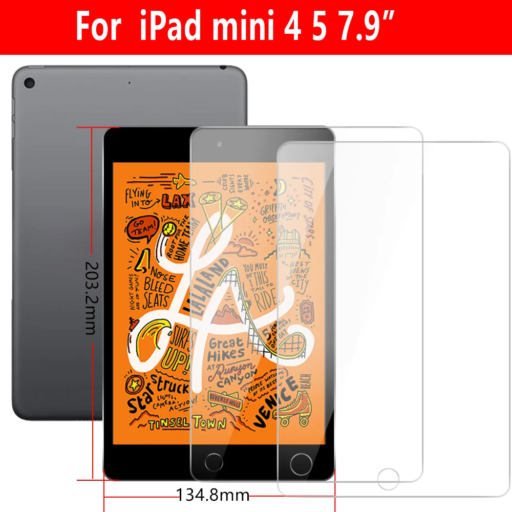 2 шт./лот Защитная для iPad Pro 10,5 для экрана для iPad air 3 закаленное стекло для iPad Mini 5 4 Air 1 2 для iPad 9,7 пленка - Цвет: IPADMINI45 GHM2