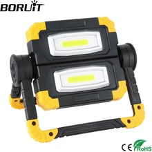 BORUiT 20 Вт Портативный Точечный светильник COB светодиодный рабочий свет Многофункциональный наружный светильник для охоты кемпинга