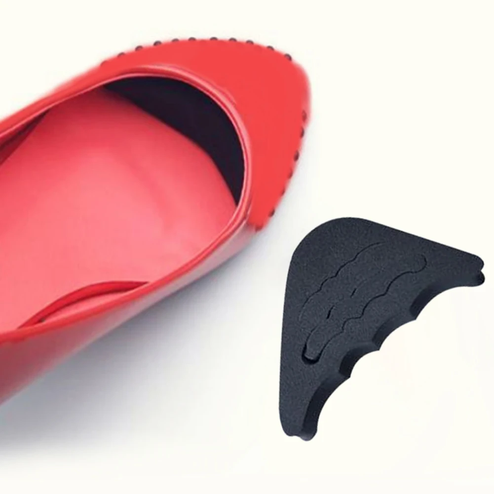 

1 Pair Reusable Washable Soft Toe Plug Adjustment Protector Forefoot Insert Front Filler Rubber Pain Relief Shoes Cushion