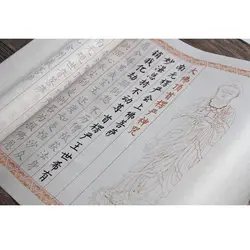Кисть каллиграфии Xiao Kai копировальная книга копии Писаний для шурангама мантра