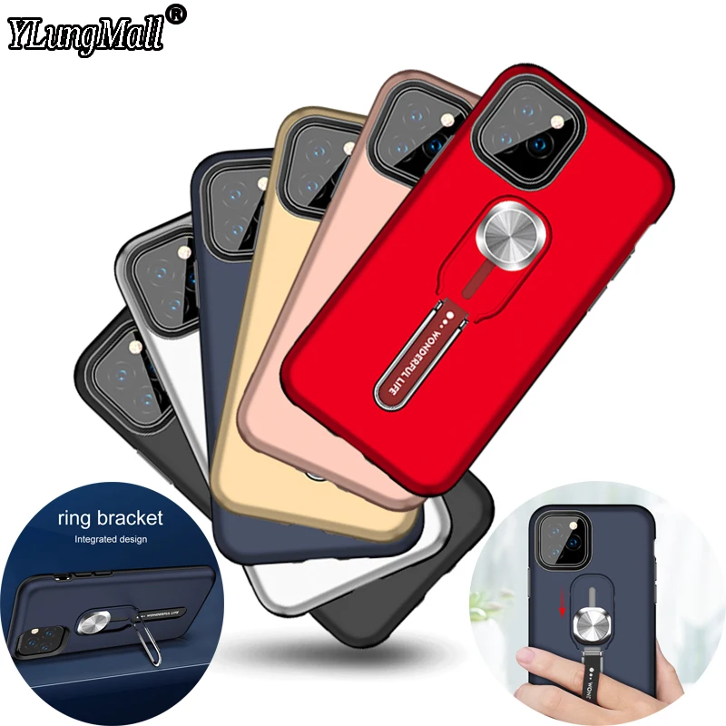 

Magnetic Case for iPhone 11 Pro 2019 on iPhone XR X Xs Max Luxury Shockproof Hidden Stand Ring Case for iPhone 7 8 Plus Funda