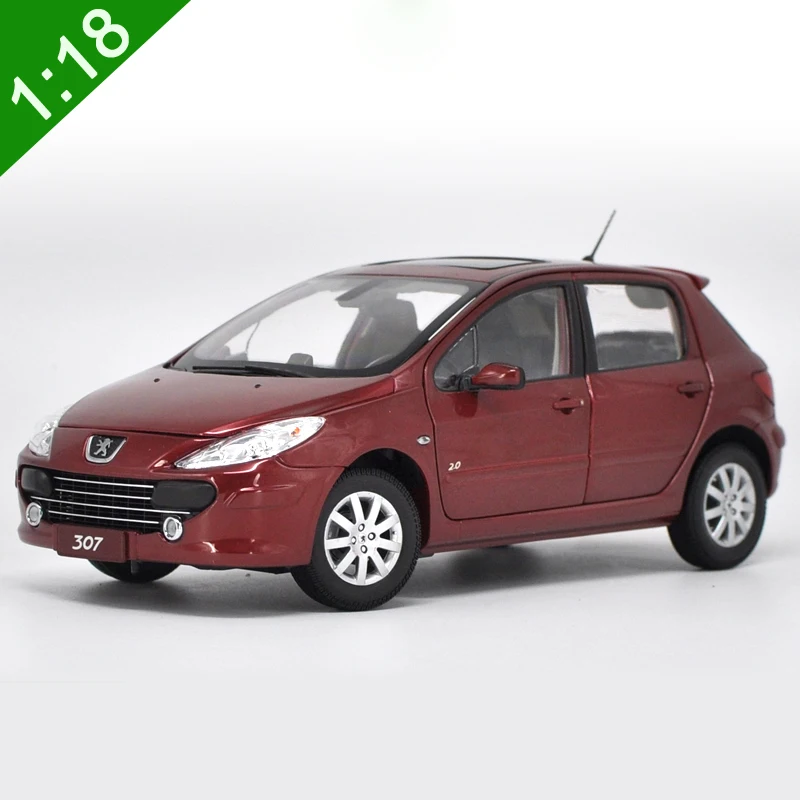 

1:18 High Meticulous PEUGEOT 307 Alloy Model Car Static Metal Model Vehicles With Original Box