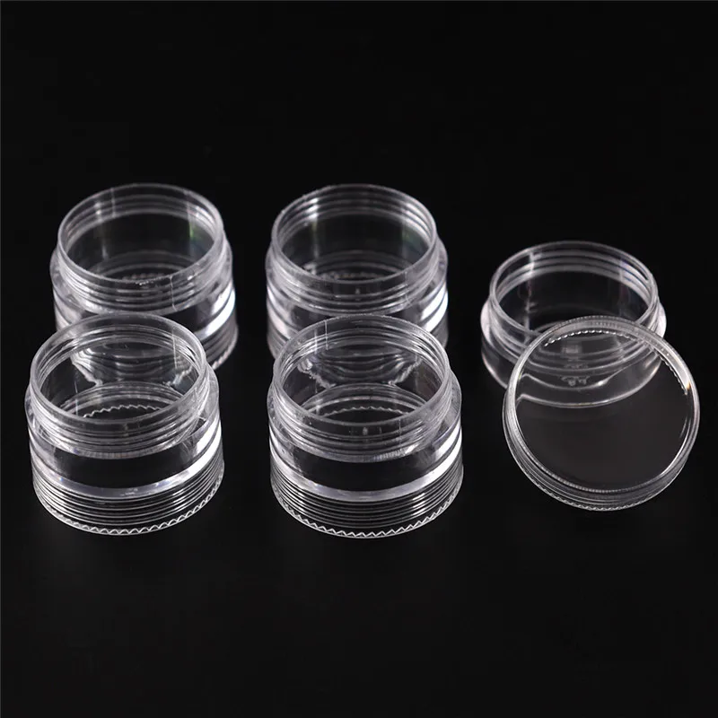 Practical Transparent 5 Slots Pills Box Medicine Box Case Organizer Holder Refillable Bottle 3 8 3 2