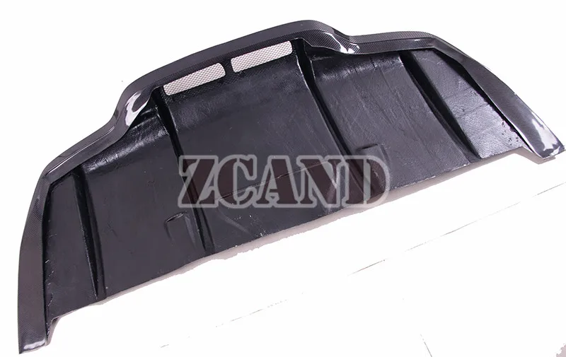 Настоящее углеродное волокно заднего бампера Диффузор для Mercedes Benz C Class W205 C63 Coupe 15UP