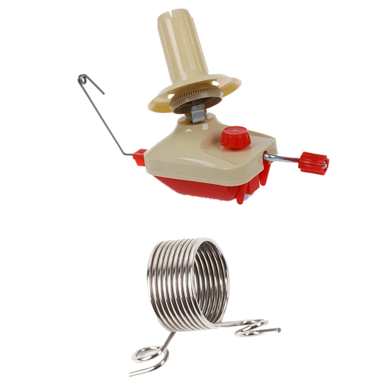 

1Pcs Knitting Crochet Hand Operated Swift Yarn Fiber Wool String Ball Skein Winder Holder & 1Pcs Nickle Plated Wire Yarn Strandi
