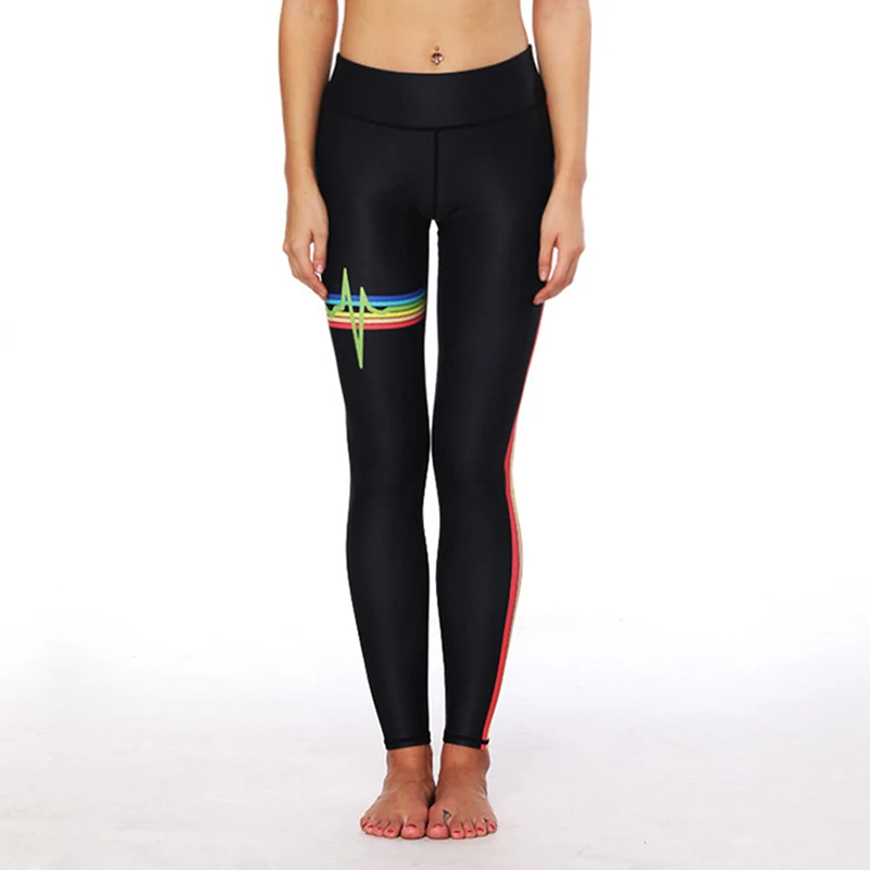 Color Radio Wave Cropped Trousers Women 