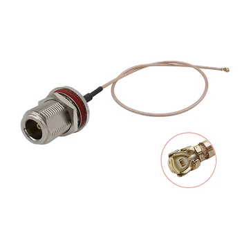 

1PCS N Type Female Jack to IPX/U.FL RG178 Cable Connector N Socket to IPX RF Coaxial Pigtail for PCI Wifi Card Wireless Router