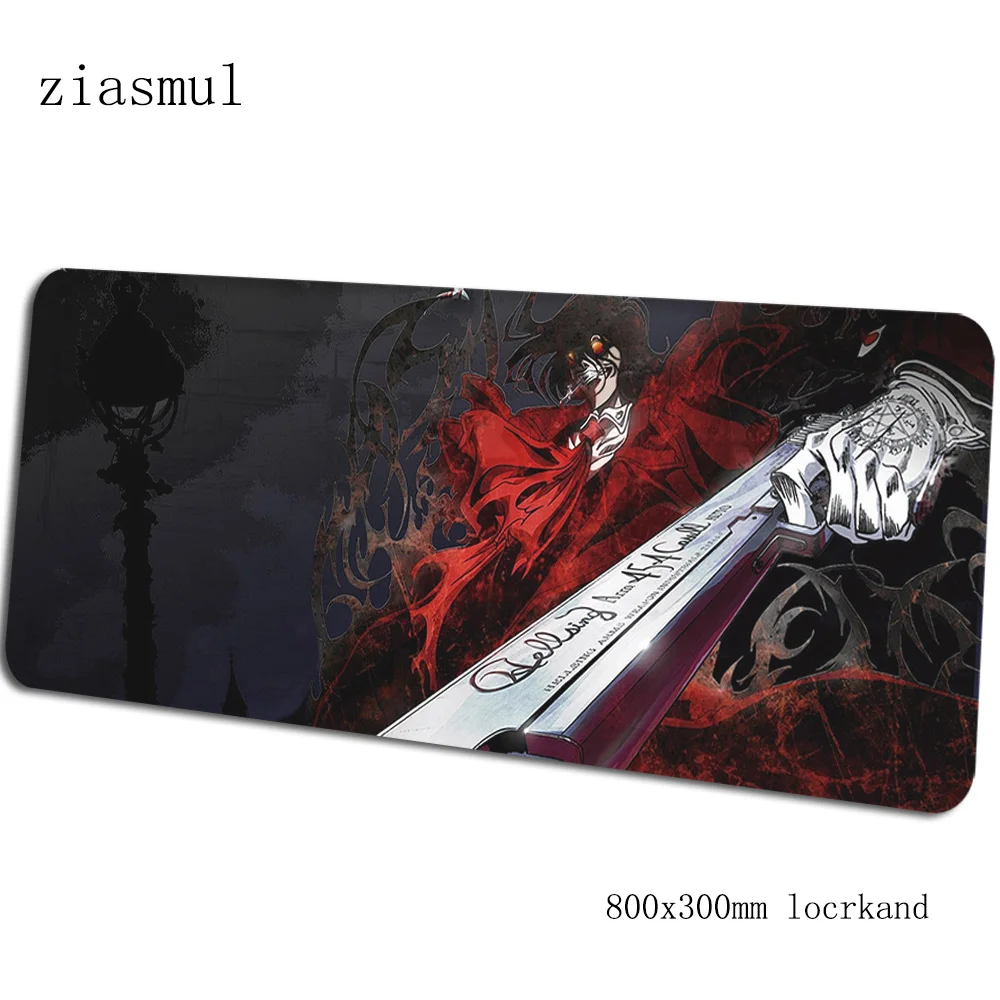 Hellsing коврик для мыши 800x300x3 мм, компьютерный коврик для мыши, геймерский геймпад, ПК, толстый игровой коврик для мыши, офисный коврик для мыши - Цвет: pattern 9