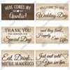 Putuo Decor Wedding Signs Wooden Hanging Signs Friendship Wooden Pendant Plaque Wood for Living Room Decoration Wedding Decor 3