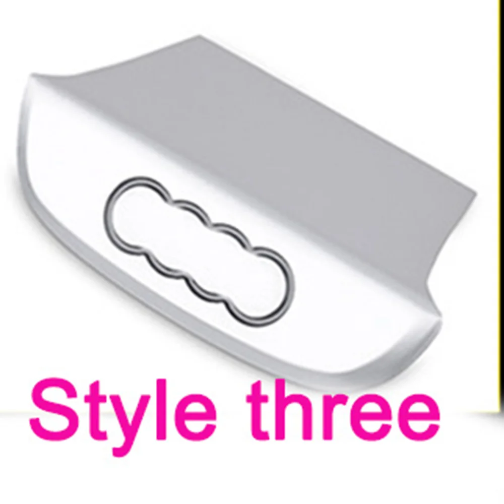 Style three Автомобильный Стайлинг Sline из нержавеющей стали, руль автомобиля, логотип для Au di Sline A4 Q5, внутренняя отделка, модифицированные металлические наклейки для автомобиля - Название цвета: Style three