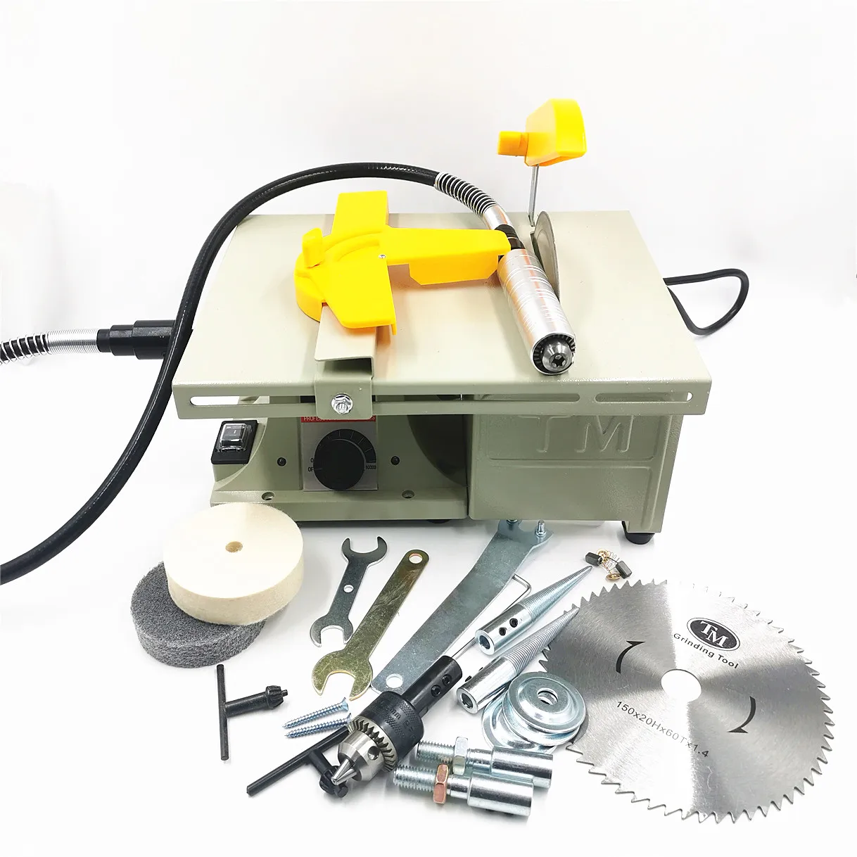 Многофункциональная Настольная мини пила для полировки камня Нефритовая
