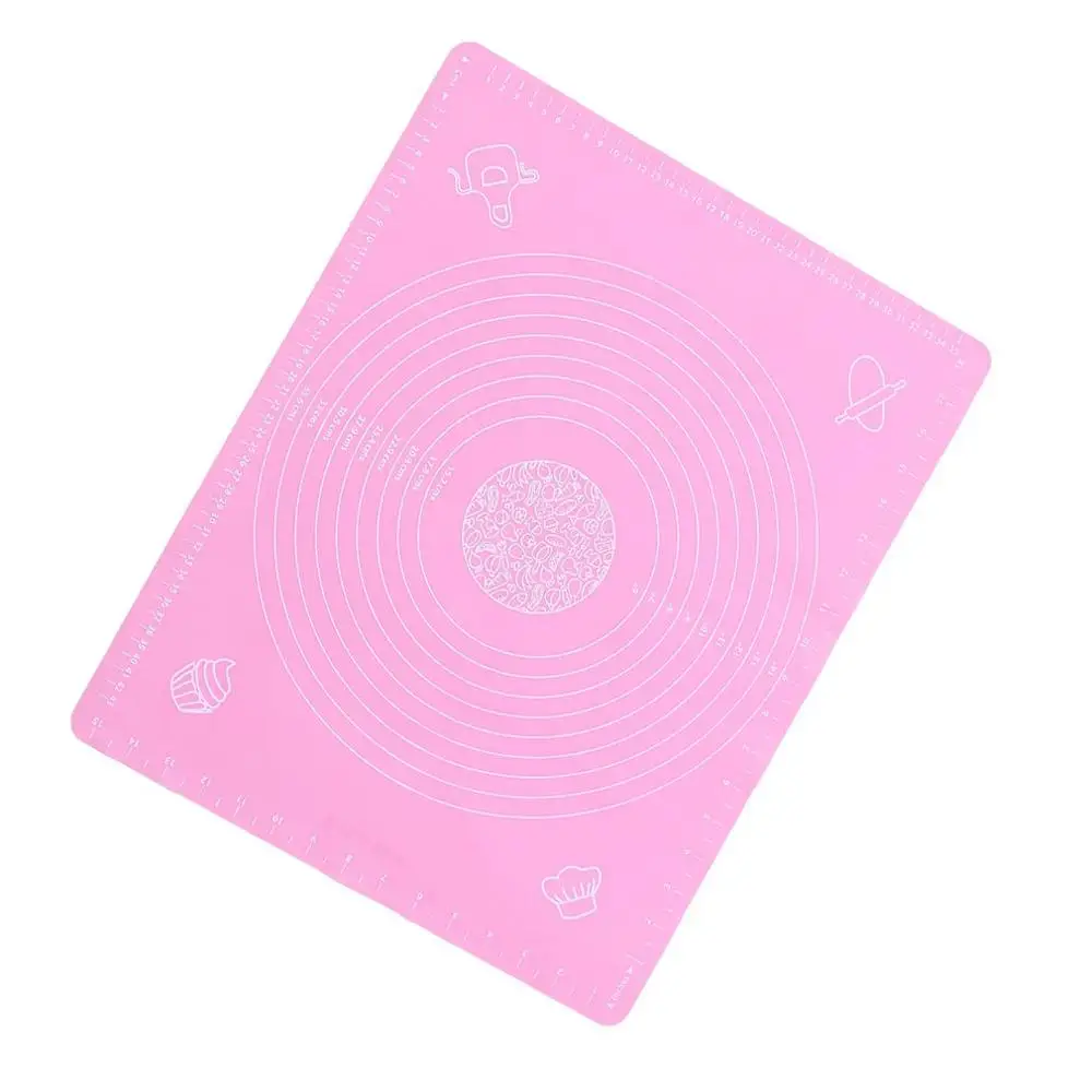 Silicone Material Mat With Scale High Temperature Resistance Non-Stick Durable Baking Useful Multifunctional Rectangle