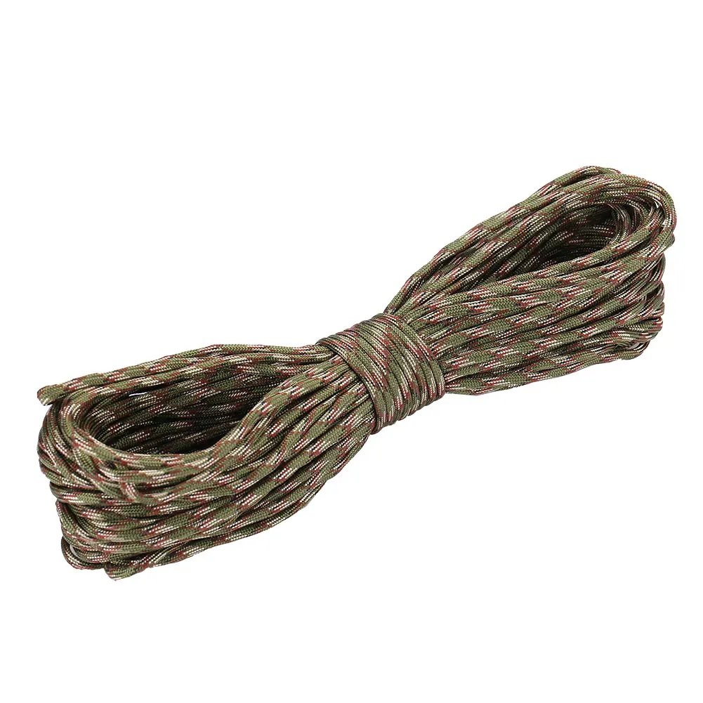 Camping Ropes Parachute Cord Seven-Core Polyester Seven-Core High-Strength Ropes Ropes Reflective Cord Rope 31M Climbing Ropes
