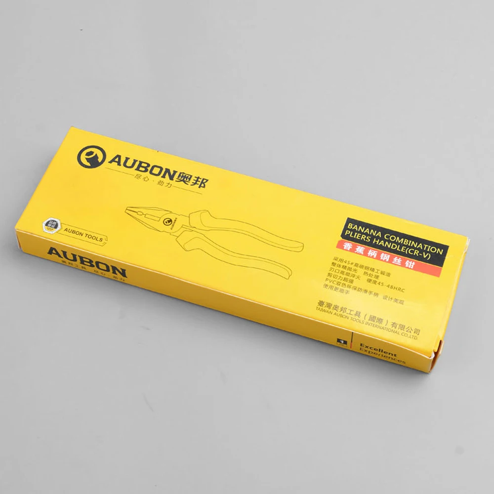 Pliers Electrician Wire Plier Flat Nose 8" 200MM Professional Tools Home Hand Tool Cutting Pliers With Bent Handle Cover 1PCS