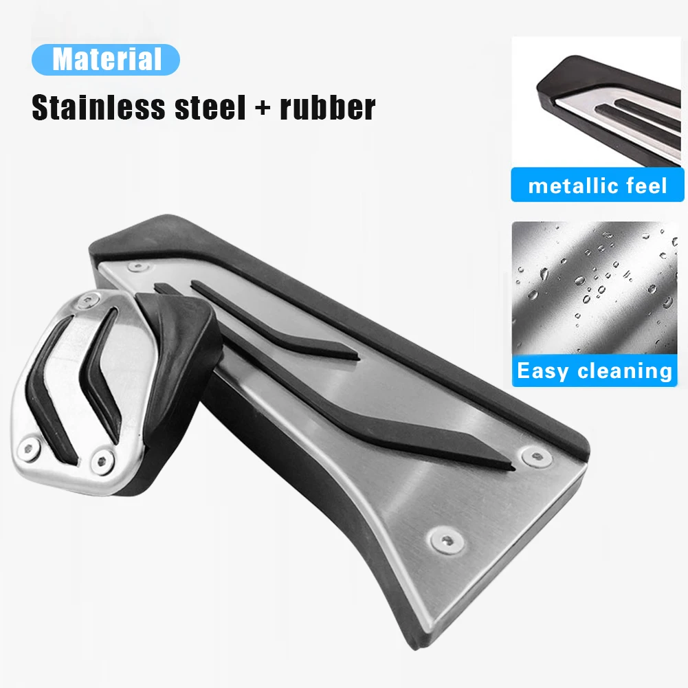 Gas Brake Pedal Pads Non Slip Pedal Covers Car Brake Accelerator Accessory for BMW M2 M3 M4 M5 M6 i3 i8 16-17