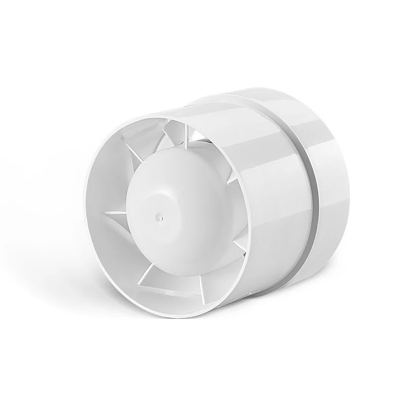 ABS Round Duct Fan Booster Exhaust Ventilator Vent Air Extractor 4' 6'' for Window Wall Hood fan bathroom Toilet Kitchen | Бытовая