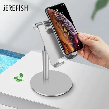 

Aluminum Desktop Tablet Holder Adjustable Cell Phone Stand Support Desk Mobile Phone Holder For iPhone x 11 6 iPad pro mini