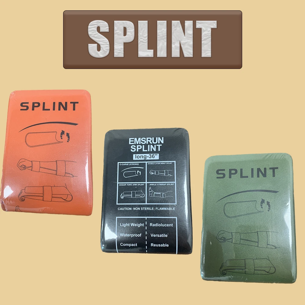 Férula de primeros auxilios, férula médica Universal para codo/rodilla