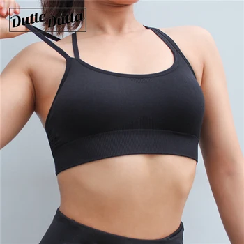 

Women Push Up Seamless Sports Bra High Waist Yoga Pants Sport Top Crop Fitness Bh Active Wear For Yoga Gym Brassiere Sportswear