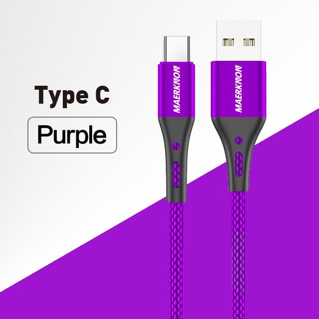 USB Type C Cable Fast Charging Wire for Samsung S20 S10 Xiaomi mi 10 Huawei Mate40 Pro Mobile Phone USB C Type-C Charger Cord
