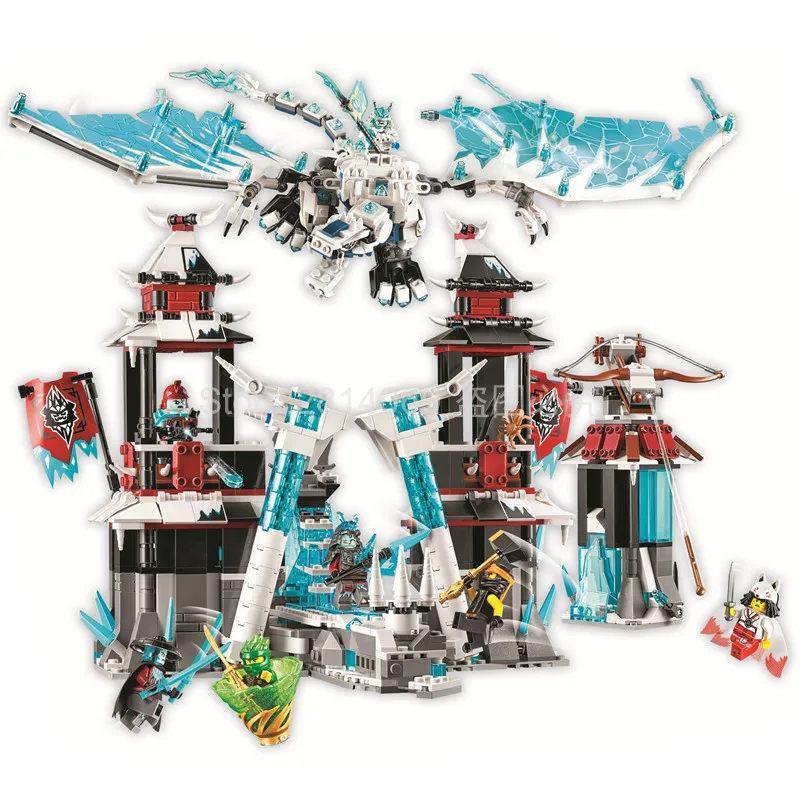

New 11333 Ninja Movie Series Castle of the Forsaken Emperor Building Blocks 1218PCS Bricks Toys Compatible with 70678