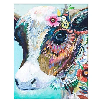 

DIY Oil Painting Color Oil Painting Digital Oil Painting Adult Children Craft Suitable for Home Wall Decoration Cows