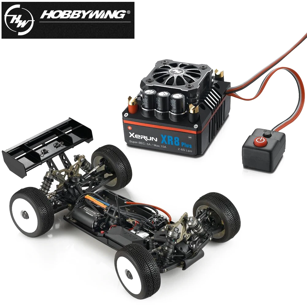 

Hobbywing XERUN XR8 Plus 150A Sensor RC ESC Speed Controller For 1:8 Buggy