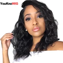 

12 Inch L Lace Front Wig Body Wave Remy Human Hair Wigs For Women Side Part Lace Closure Human Hair Wig Pixie Cut Wigs Prepluck