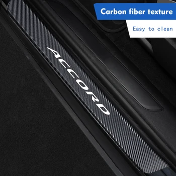 

High Quality Car Door Sill Cover Sticker for Honda ACCORD Car Stying Modification Car Door Threshold Protector Film