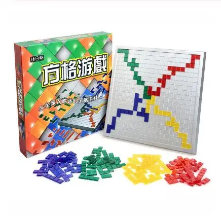 Квадраты настольная игра русская коробка серии развивающие игрушки 2-4 игроков игра легко играть для детей