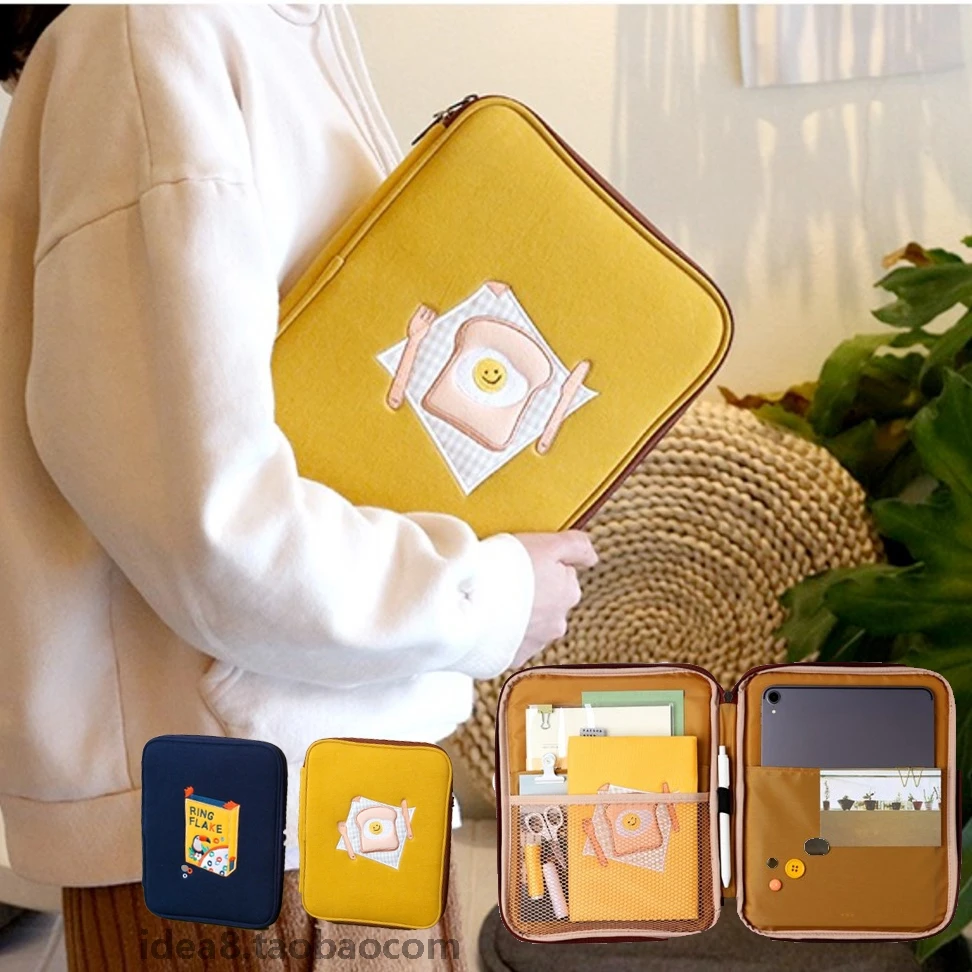 

2020 new fashion cute cartoon ipad air4 10.9 air1/2/3 10.5 10.2 9.7 pro 11 inch tablet protective storage sleeve laptop case bag