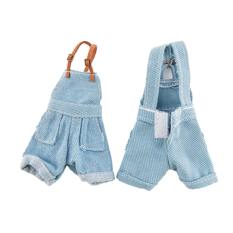 Fashion Suspenders Trousers Outfits Set For BJD SD 29 Cm Doll Clothes Accessories Play House Dressing Up Doll Overalls