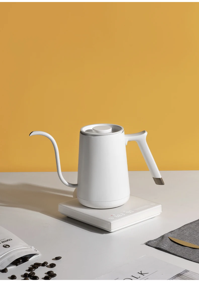 TIMEMORE Smart Mini Fish Electric Pour Over Kettle 600ml 220V Gooseneck Variable Kettle Temperature Control Hand Brew Coffee Pot