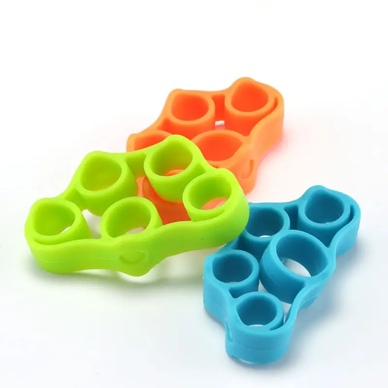 6Pcs Finger Stretcher Set Silica Exerciser Grip Hand Training Extensor Forearm Strengtheners A6HC suit for fitness