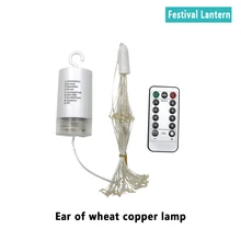 DIY фейерверк, светодиодный Сказочный светильник, складная гирлянда на батарейках с дистанционным управлением Gerlyanda для наружного Рождественского украшения