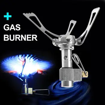 

Gas Stove Durable Convenient Aluminum Alloy 2400W Outdoor Folding Survival Mini Burner Cooking Sport Goods Gas Burner
