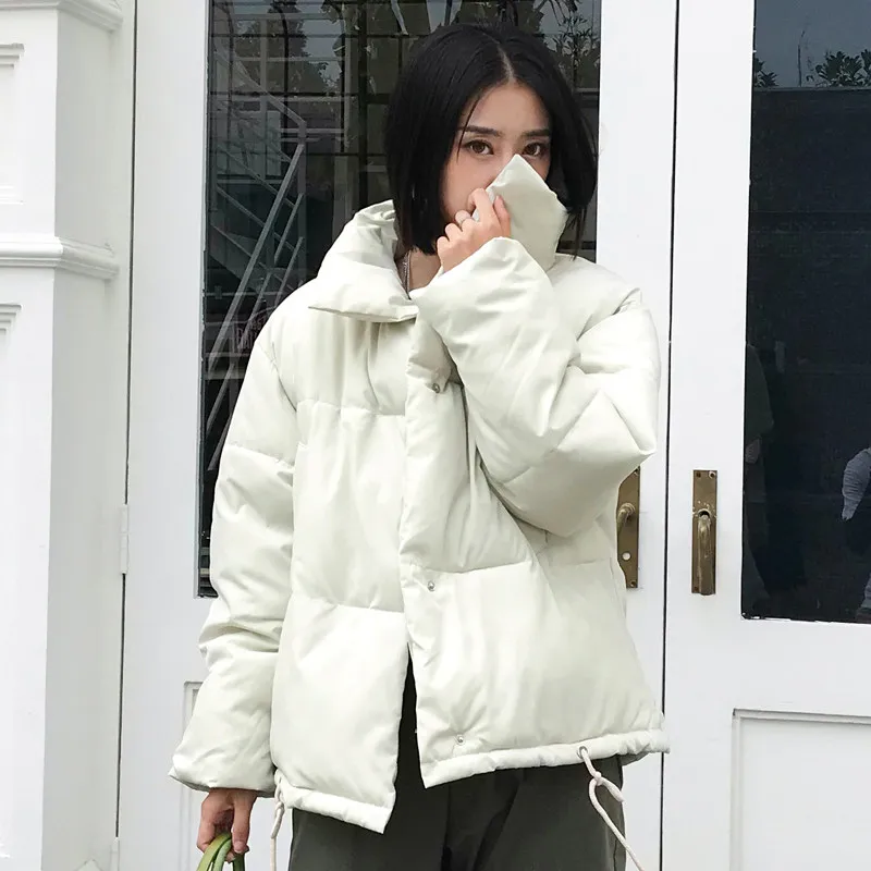 Woherb, Harajuku, толстая Женская парка,, зимнее пальто, женская теплая верхняя одежда, ватные куртки, ватные пальто, Chaqueta Mujer 20207