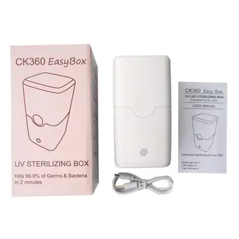 

3W CK360 Disinfection Disinfecting Menstrual Cup Private Ultra Violet Light Home Use Small Outdoor Use" Disinfecting Masks