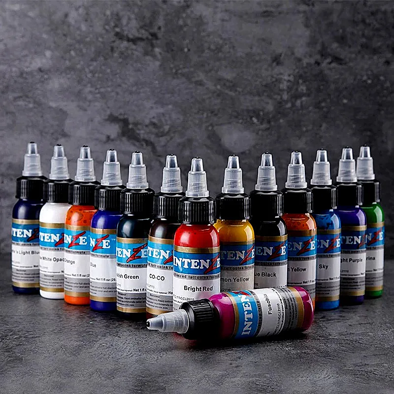 14PCS permanent color tattoo ink 30ml tattoo pigment, used for