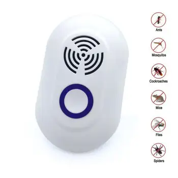 

High Quality Intelligent Electronic Ultrasonic Pest Control Electro Magnetic Wave Mouse Repeller Rat Pest Bug Repeller