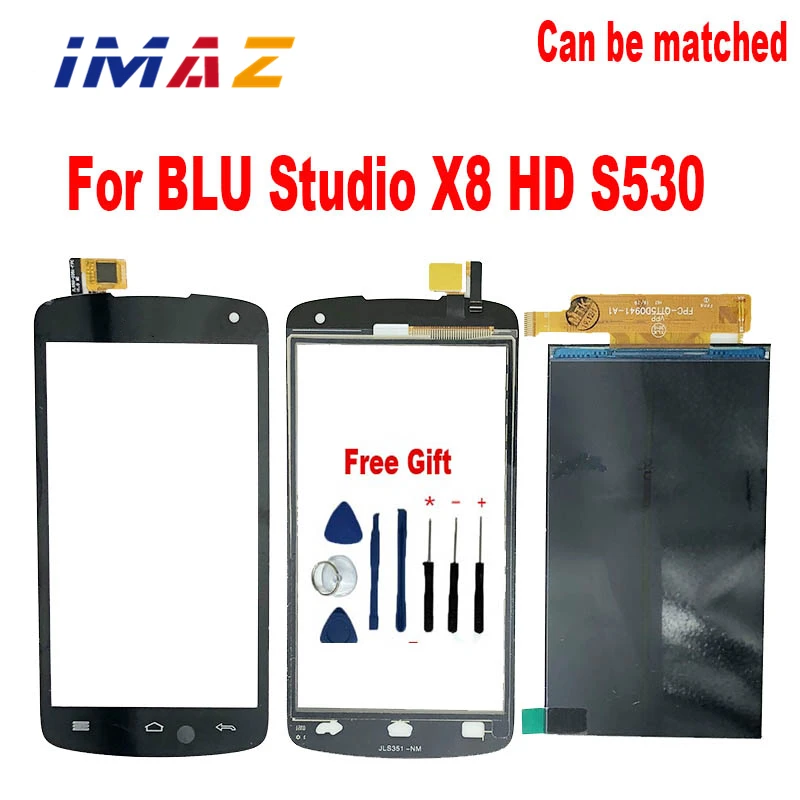 IMAZ 5.0&quot For BLU Studio X8 HD S530 LCD Display Touch Screen Glass Digitizer Complete Assembly Replacement | Мобильные телефоны